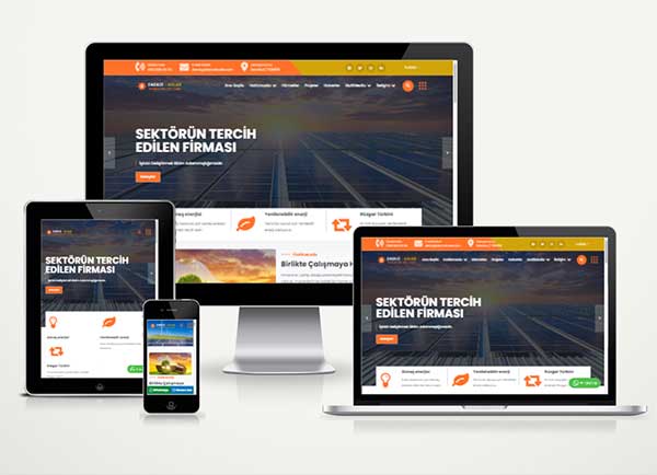 Enerji / Elektrik Firma Web Sitesi Solary